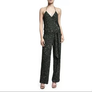 Haute Hippie Sequin Jumpsuit XS NWT flaws